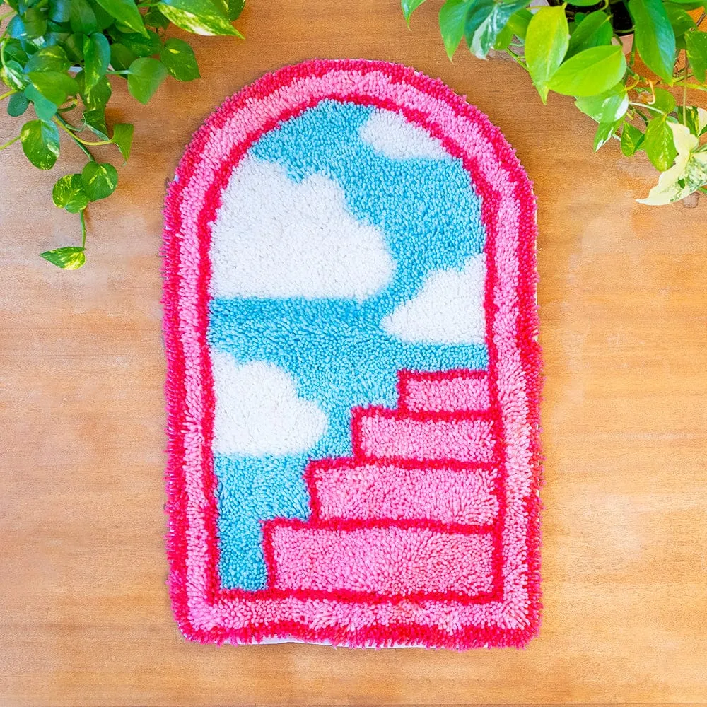 Craft Club Cloudy Portal covor XL latch hook