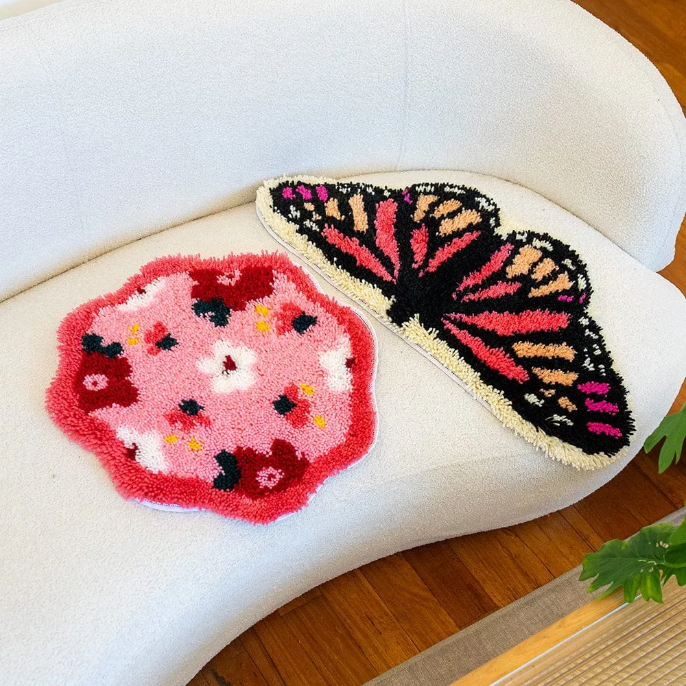 Craft Club set 2 covoare rug kit roz