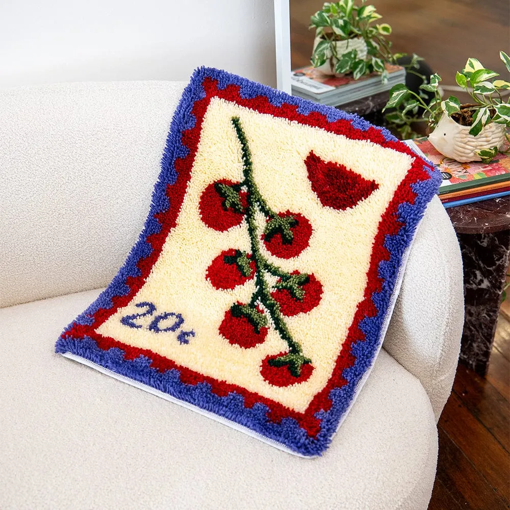 Craft Club Tomato Stamps kit covor latch hook 70x55cm