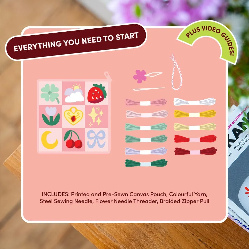 Craft Club Good Luck Charms kit pouch 12x12cm