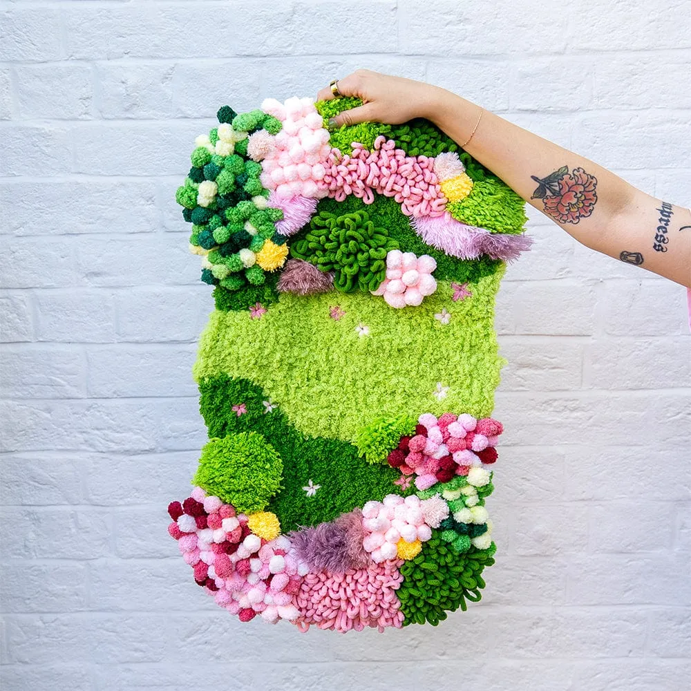 Craft Club Bubblegum Garden kit moss rug 75x45cm