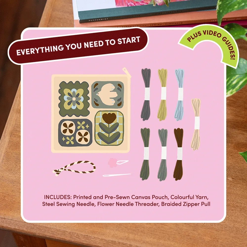 Craft Club Fluttering Fables kit etui goblen 12x12 cm incepatori