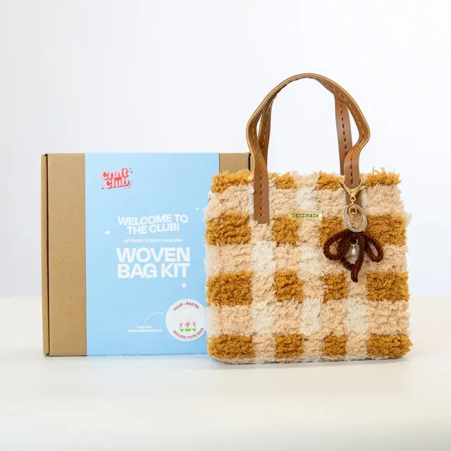 Craft Club Gingham kit geanta tesuta