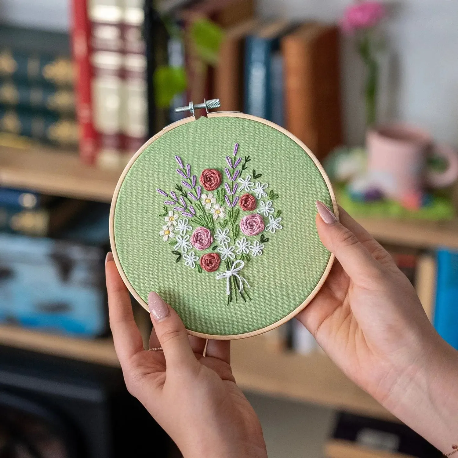 Craft Club Darling Daisy Bouquet kit de broderie floral