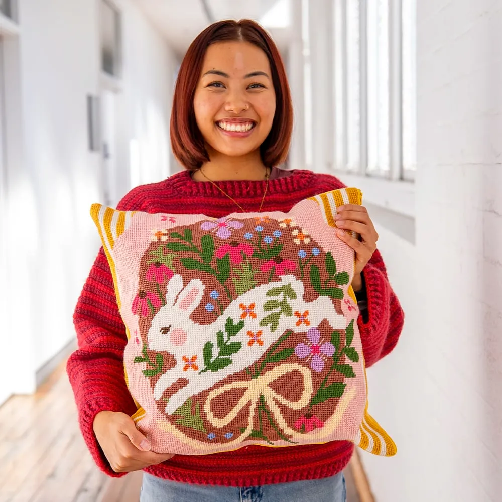 Craft Club Bounding Bunny kit goblen perna 45x45 incepatori