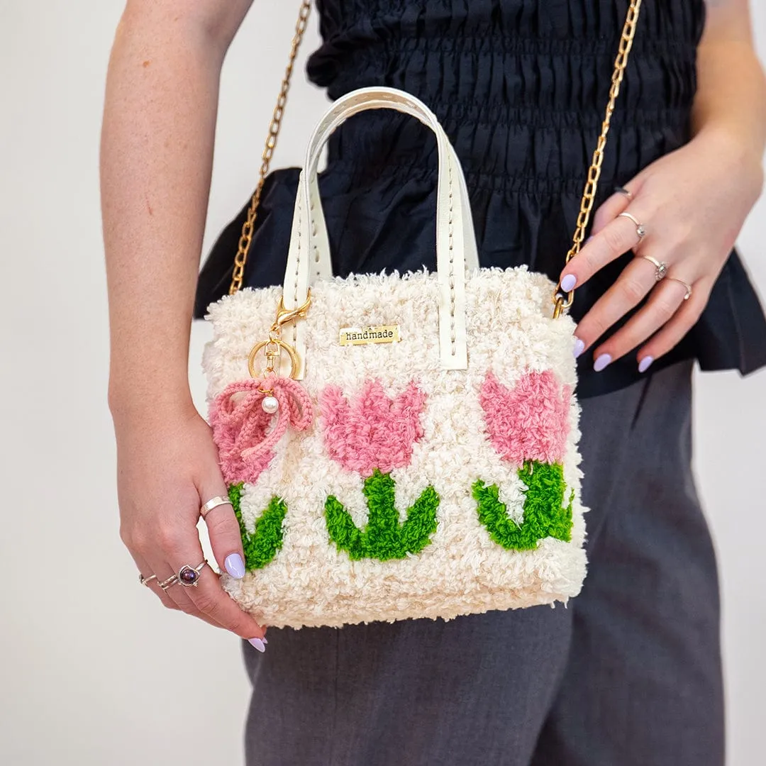 Craft Club The Pinks set geantă țesută 20x30x8 cm