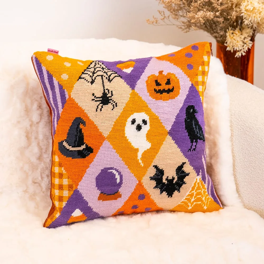 Craft Club Full Fright set broderie halloween 3 piese