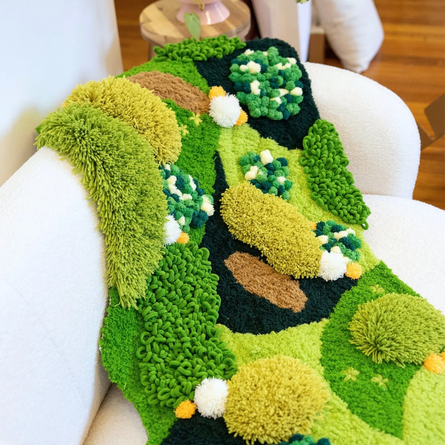 Craft Club Grassy Fields kit covor moss XXL 118x72 cm