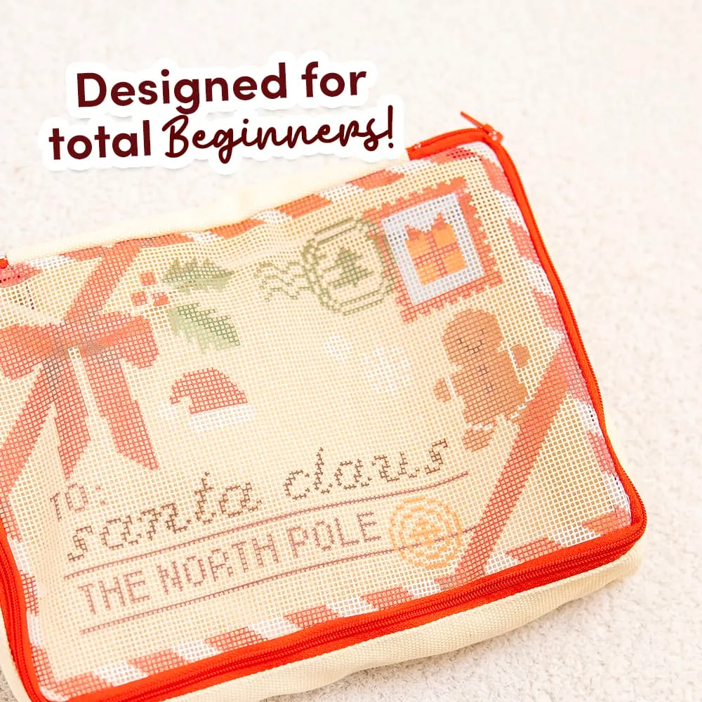 Craft Club Letters to Santa kit borseta goblen 23x16,5 cm