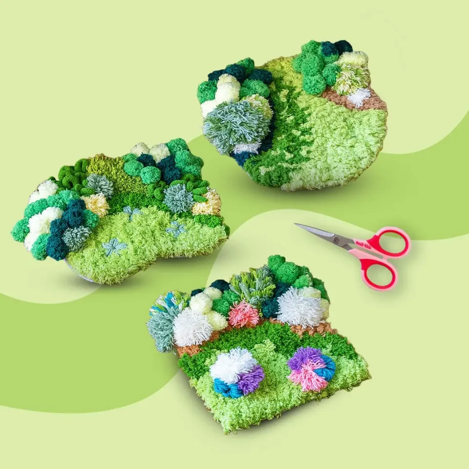Craft Club Gorgeous Greens set 3 coastere muschi