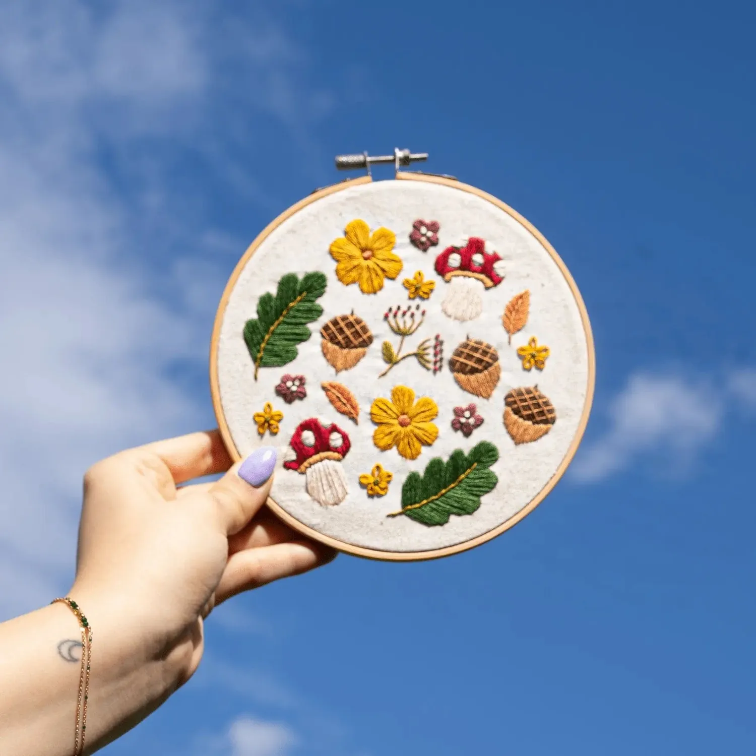 Craft Club Woodland Wonder kit broderie relaxare