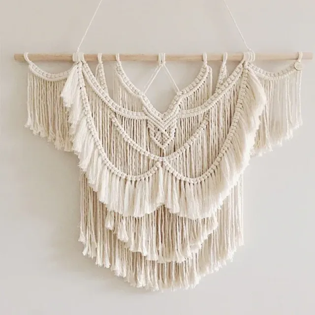 Macrame Meu capatai boema macrame bumbac 70x70 cm