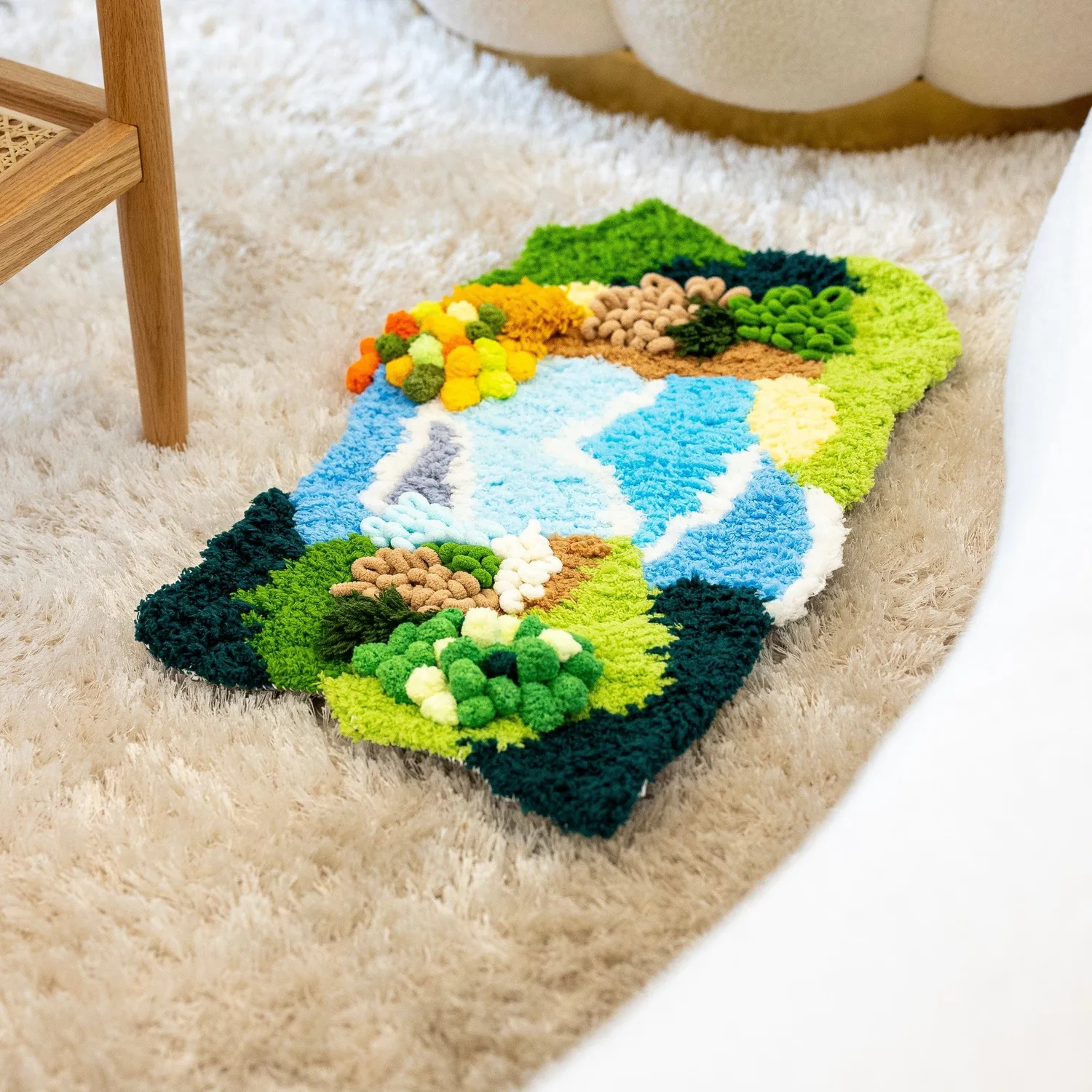 Craft Club Moss set kituri coastere si rug cu foarfeca