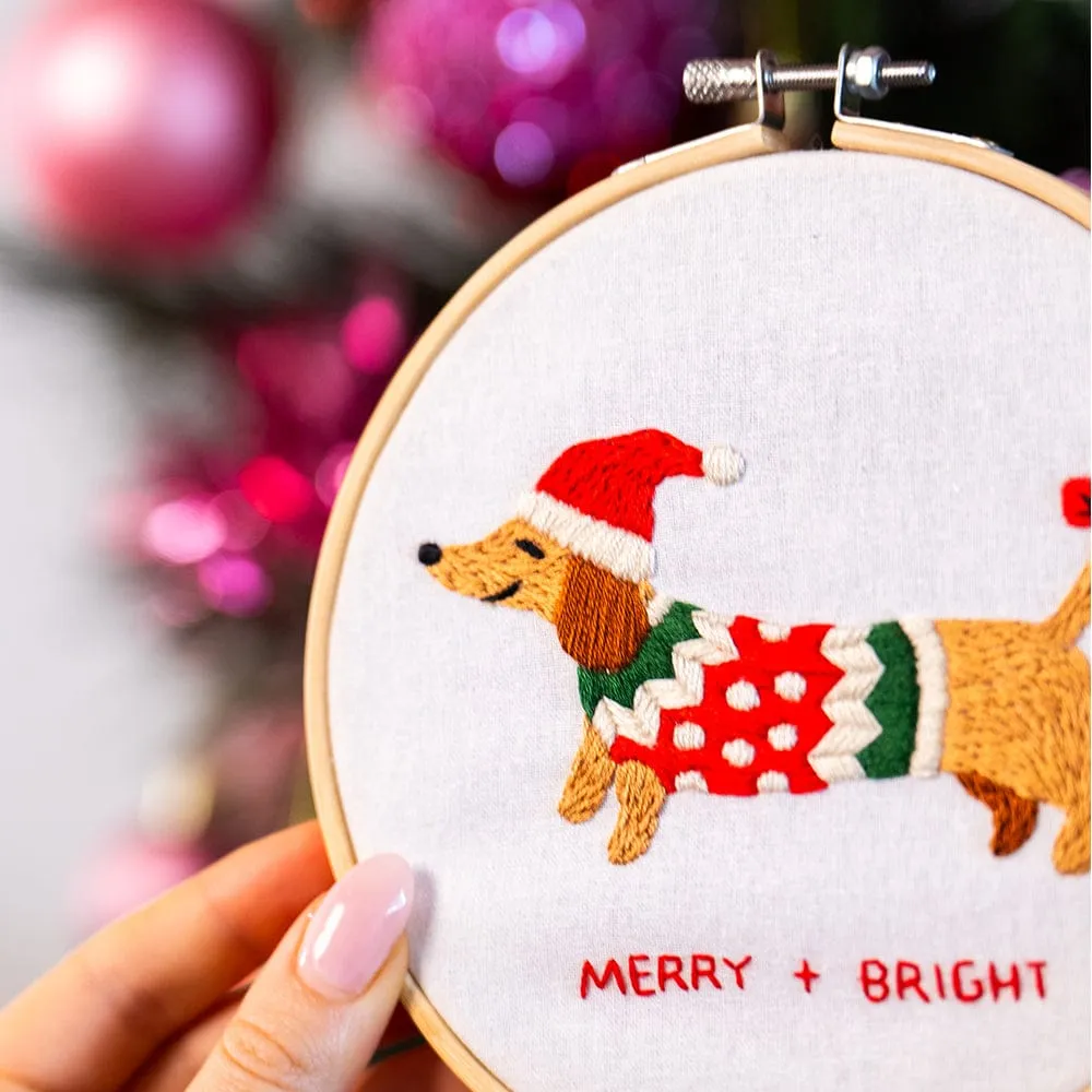 Craft Club Santa's Little Helper kit broderie Craciun