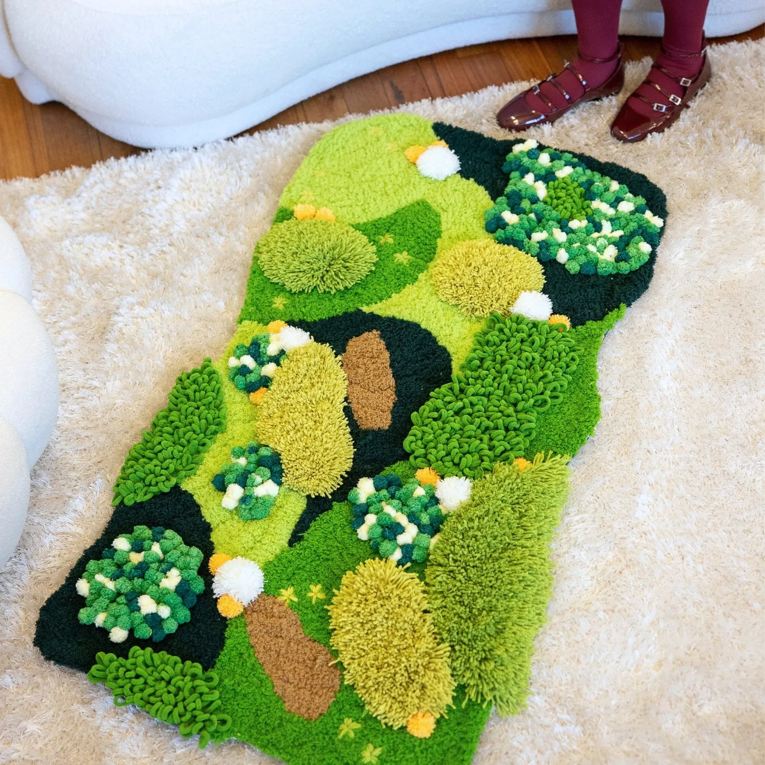 Craft Club Grassy Fields kit covor moss XXL 118x72 cm