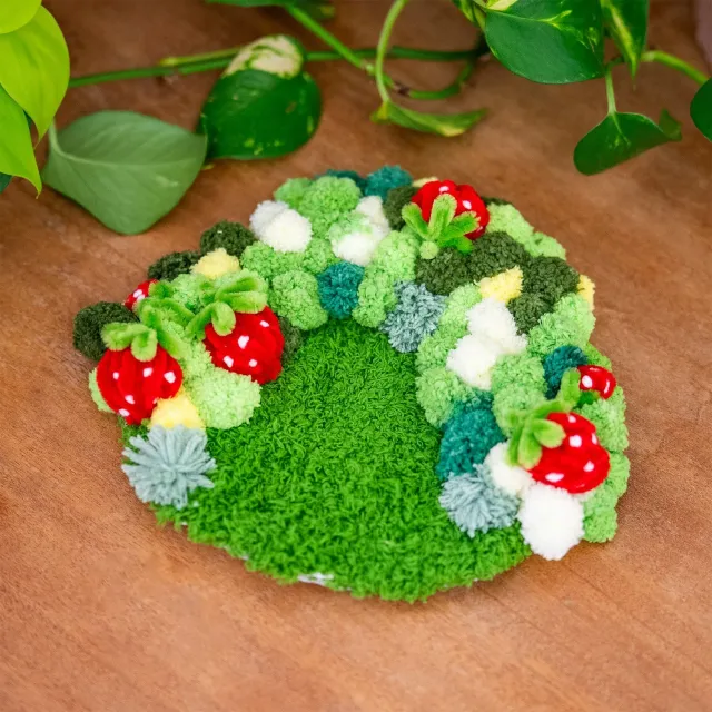 Craft Club STRAWBERRY Moss coaster kit căpșuni 20 x 20 cm