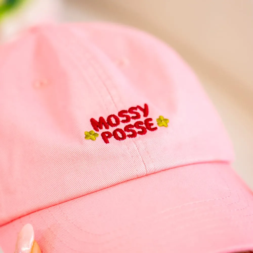 Craft Club Mossy Posse sapca roz brodata adulti