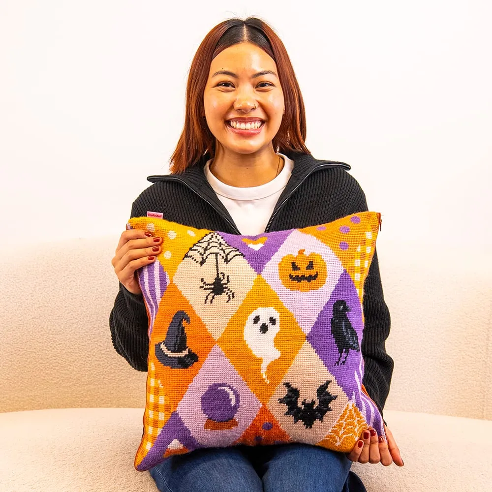 Craft Club Spooky Troves kit goblen perna 43x43 incepatori