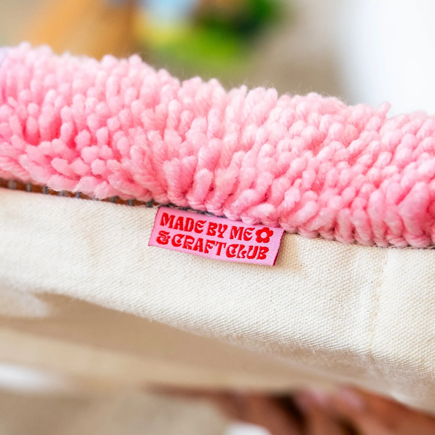 Craft Club Lucky Charms traista latch hook 34x34cm trifoi