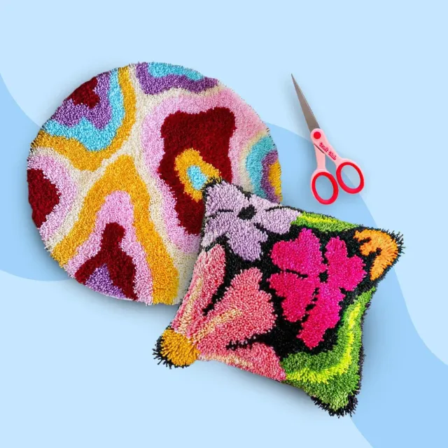 Craft Club Bold Beautiful bundle latch hook pernă + covor