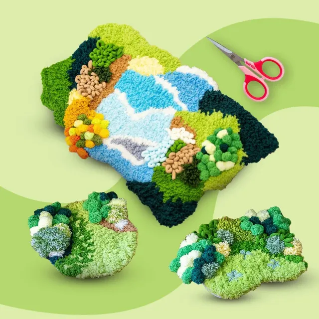 Craft Club BEST SELLERS kit covor și suporturi din mușchi