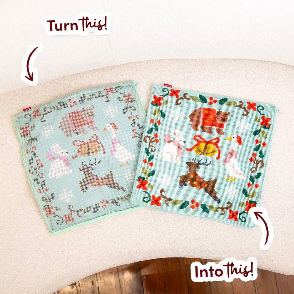 Craft Club Winter Friends kit perna goblen 40x40 cm
