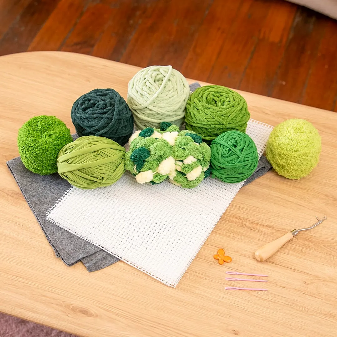 Craft Club Green Moss pachet fire verzi 8 nuante unelte