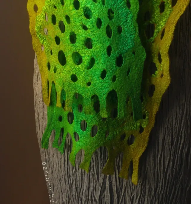 Baribon Holey Shawl workshop sal ajurat subtire