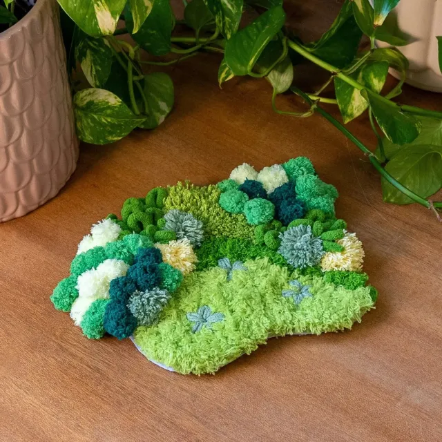 Craft Club Green Oasis kit coastere mușchi verzi 22x17cm