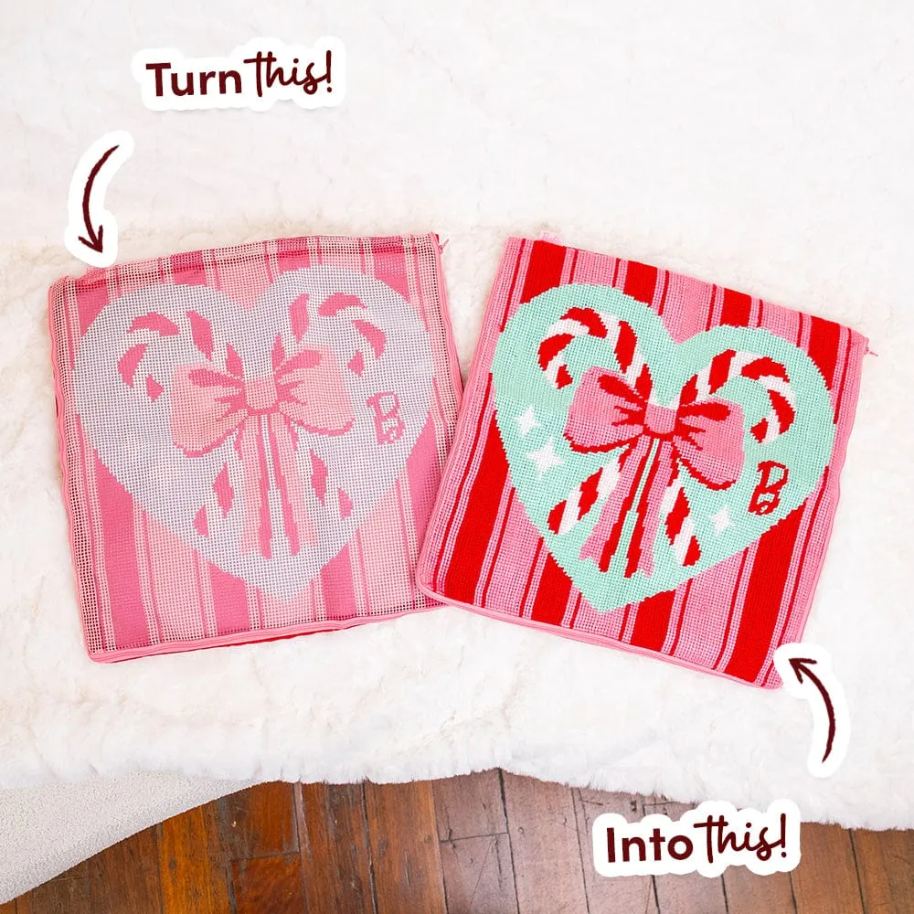 Craft Club Barbie Candy Cane kit husă pernă 40x40