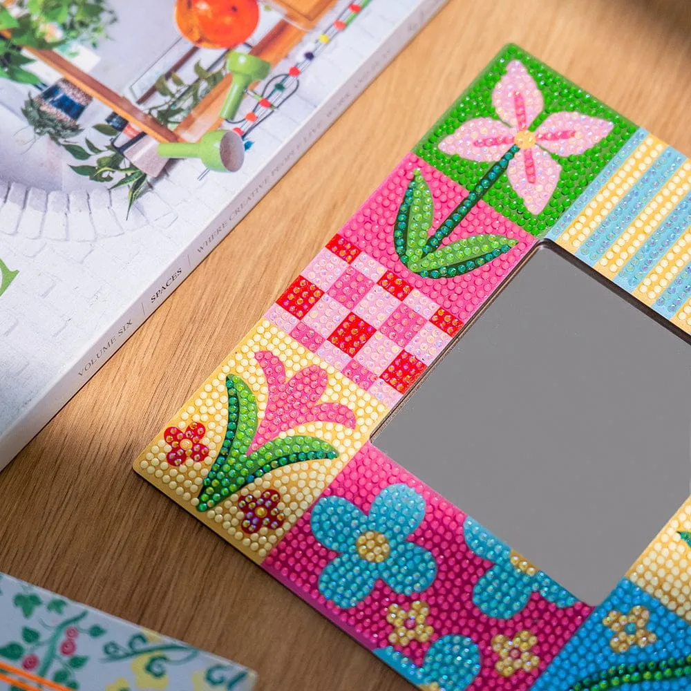 Craft Club kit rama oglinda diamond painting florala