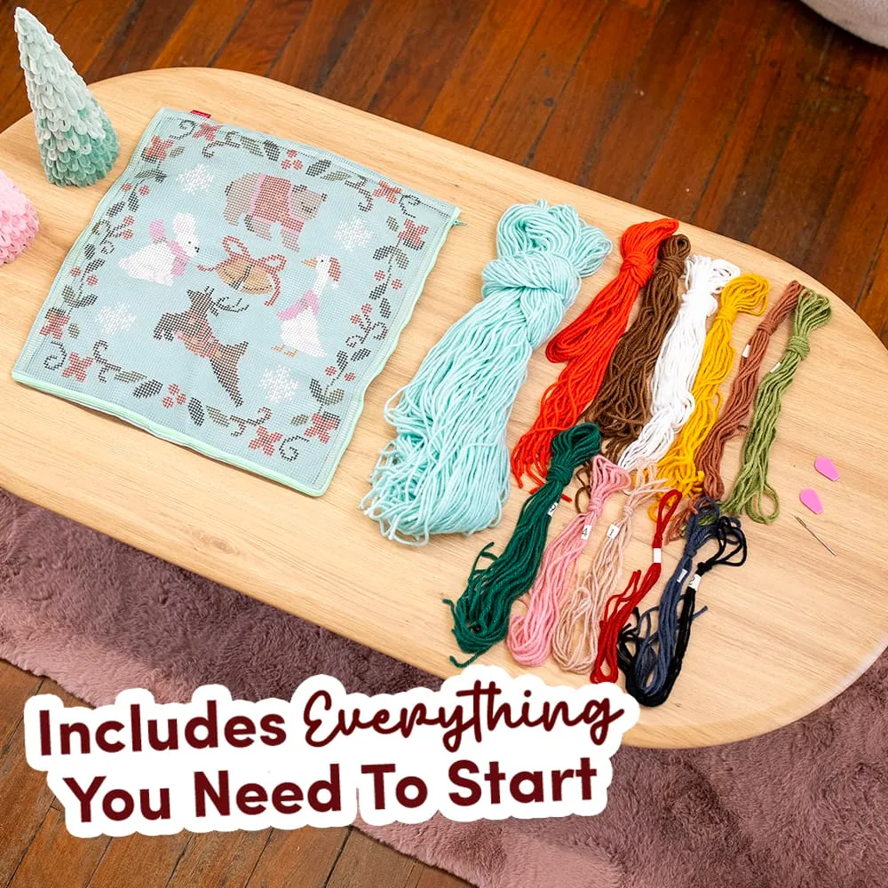 Craft Club Winter Friends kit perna goblen 40x40 cm