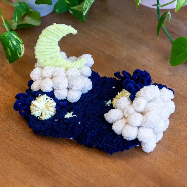 Craft Club Midnight Sky kit suport pahare 22x15 cm luna