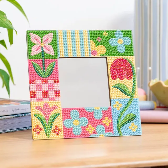Craft Club kit rama oglinda diamond painting florala
