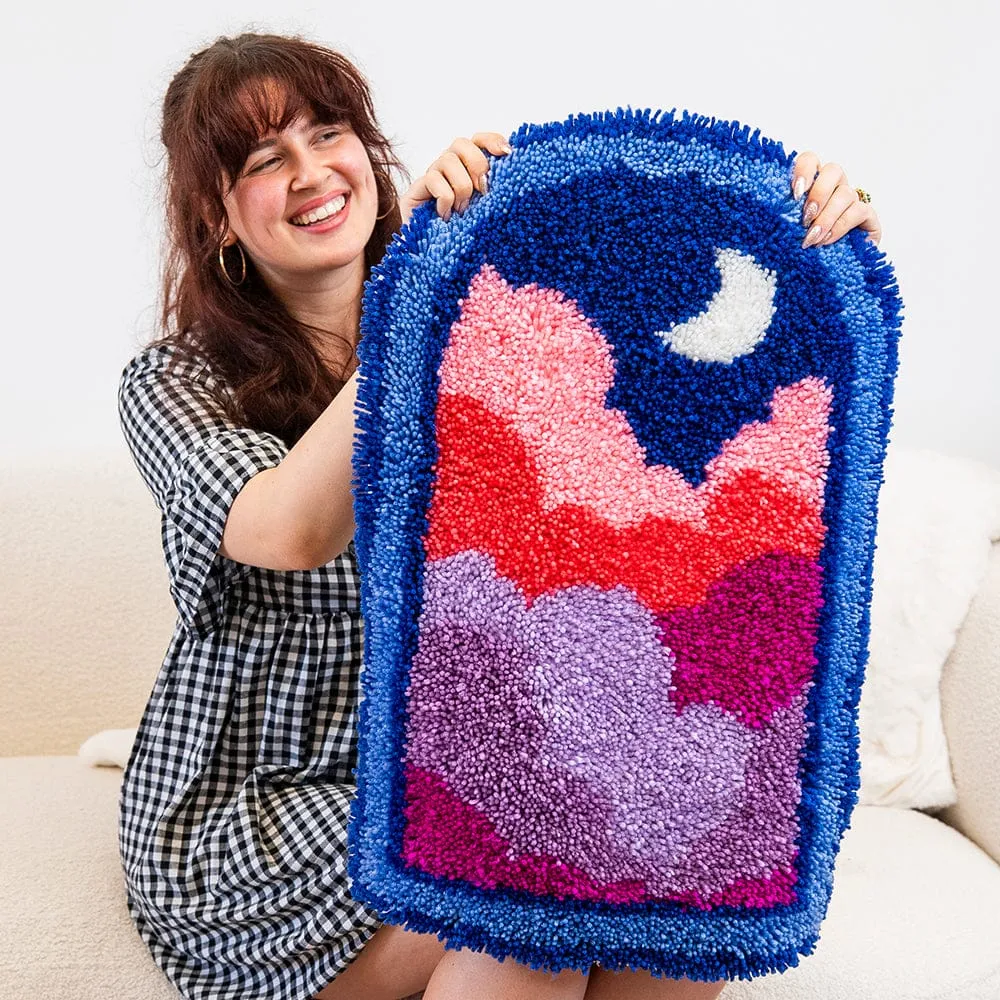 Craft Club Cloudy Portal covor XL latch hook
