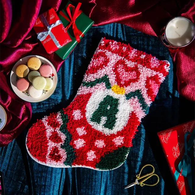 Craft Club Christmas Stocking kit ciorap Craciun