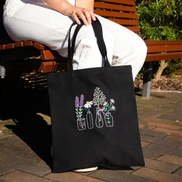 Craft Club kit traistă brodată bumbac