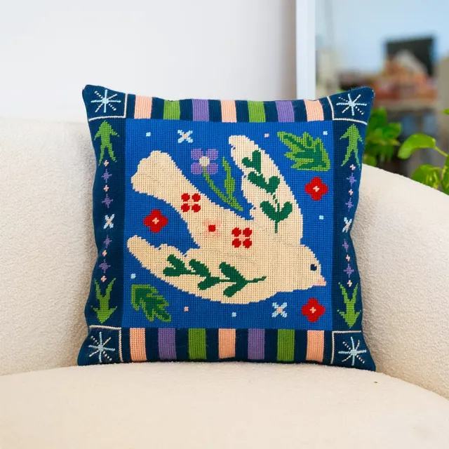 Craft Club Darling Dove kit perna tapiserie 45x45 cm