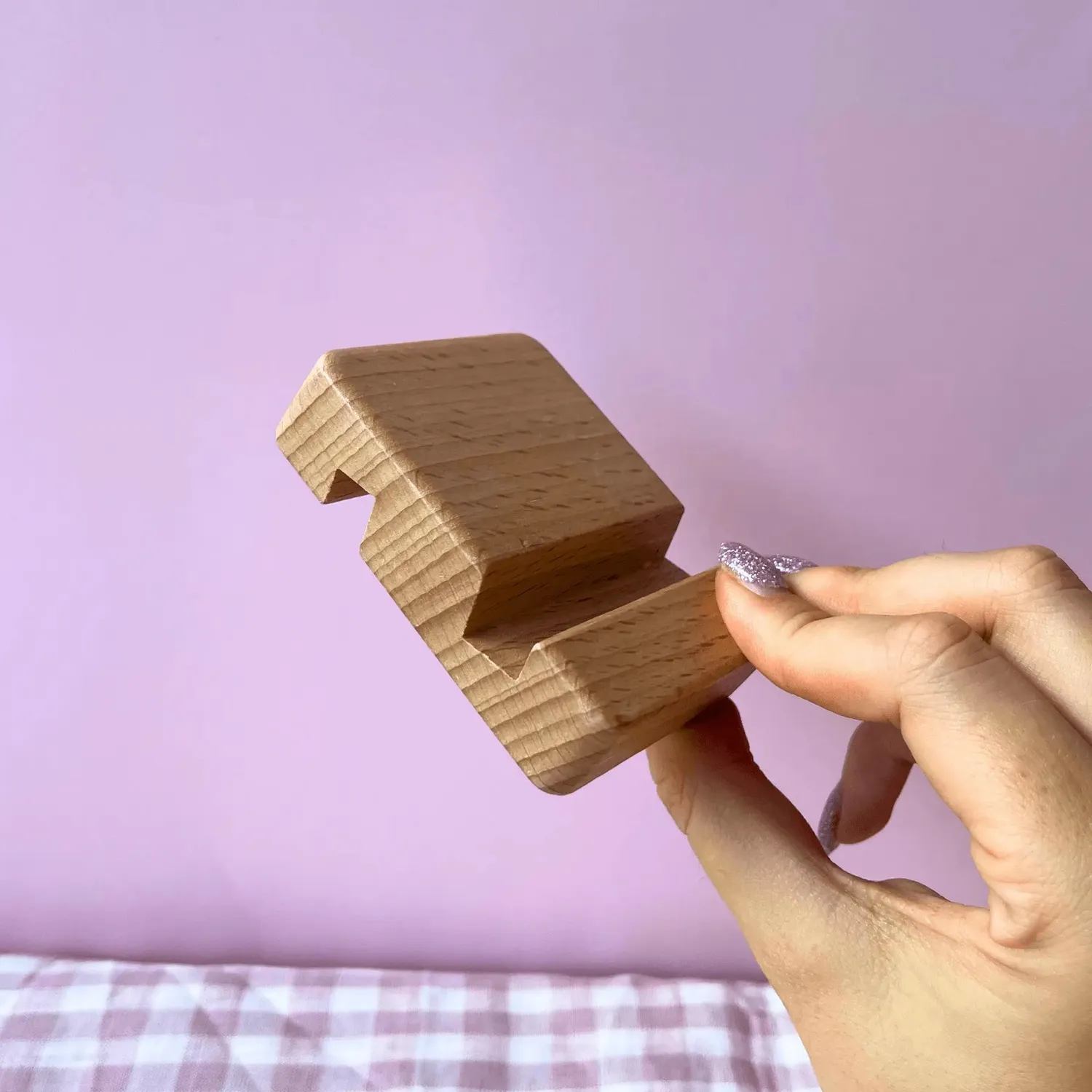 Craft Club suport lemn pentru gherghef 8x6cm