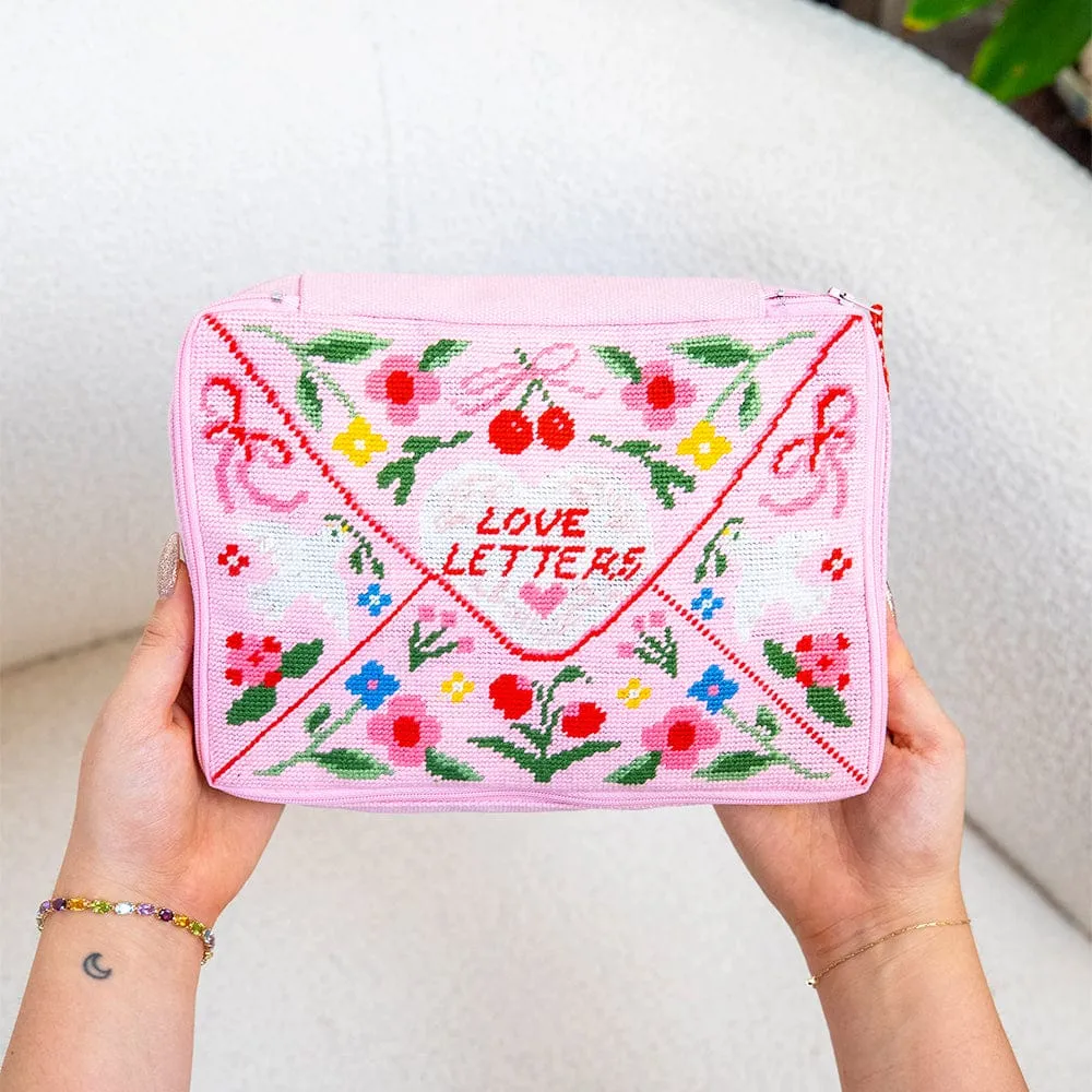 Craft Club Love Letters kit goblen borseta 23 cm incepatori