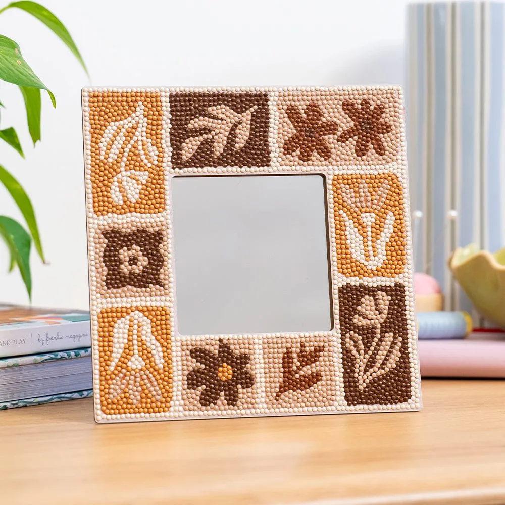Craft Club kit rama oglinda diamond painting florala