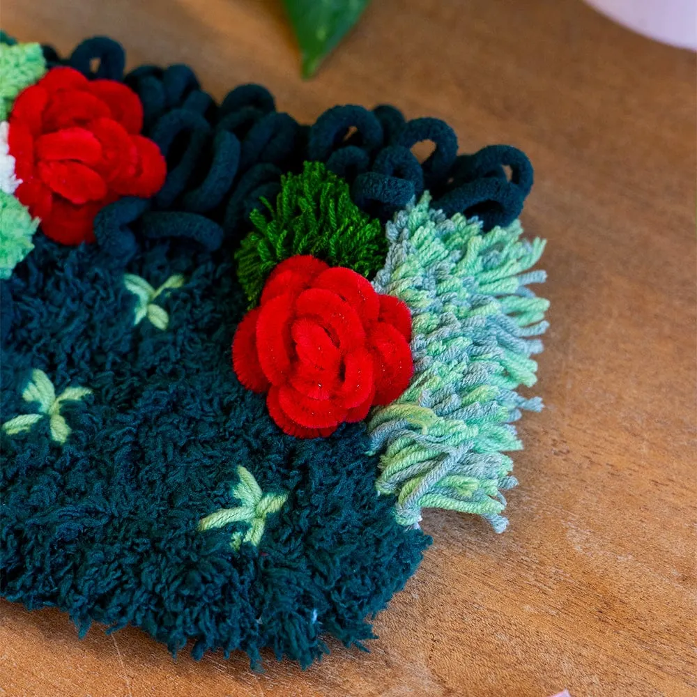 Craft Club Rose Bush kit coaster mușchi 22x15 cm începători