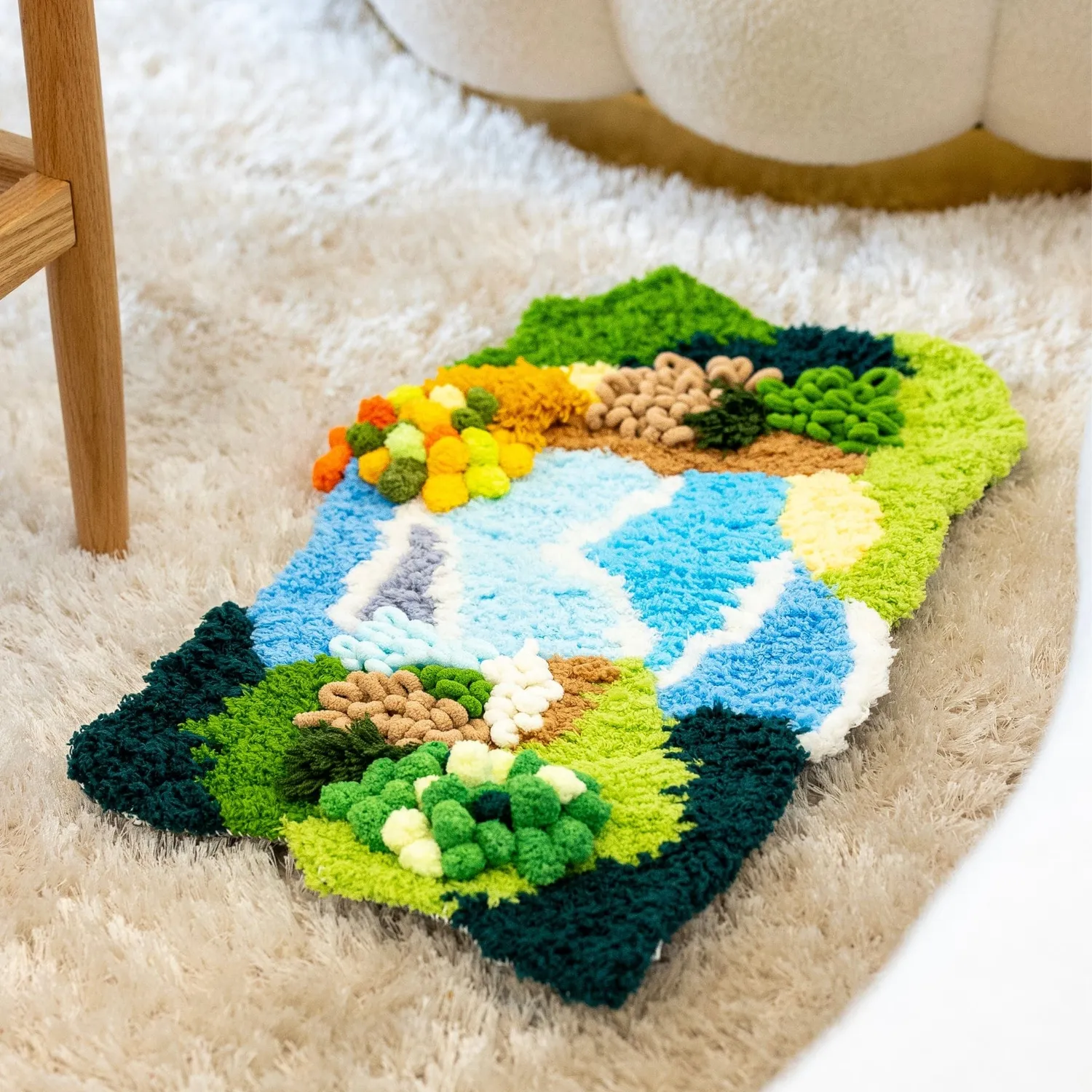 Craft Club MAGICAL MOSS kit covor texturat 60 x 40 cm