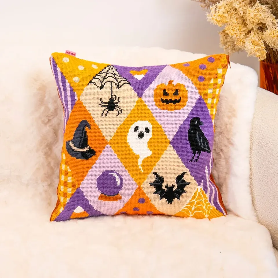 Craft Club Spooky Troves kit goblen perna 43x43 incepatori