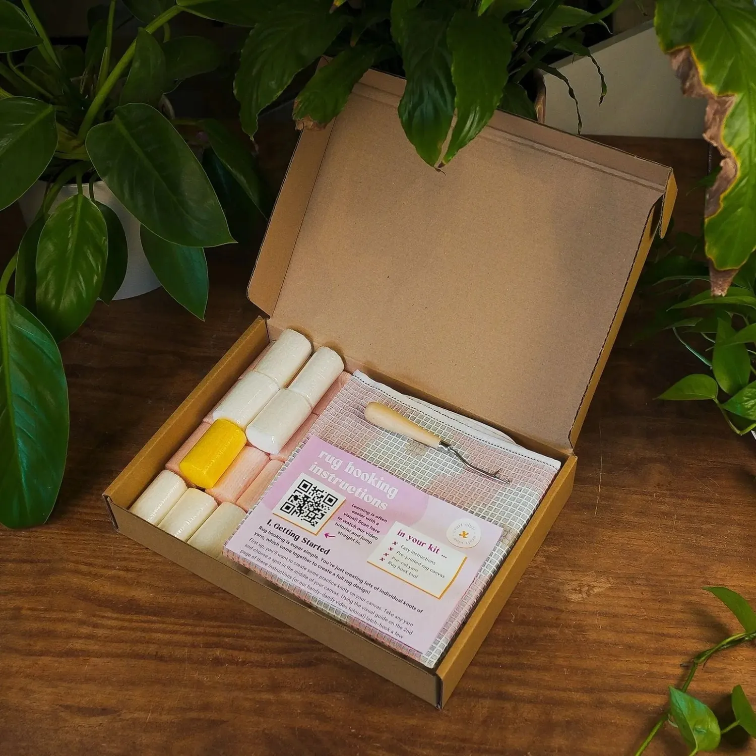 Craft Club Daisy kit covor handmade floral