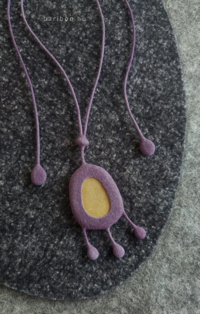 Baribon Pebble Lavender Lilac colier lila