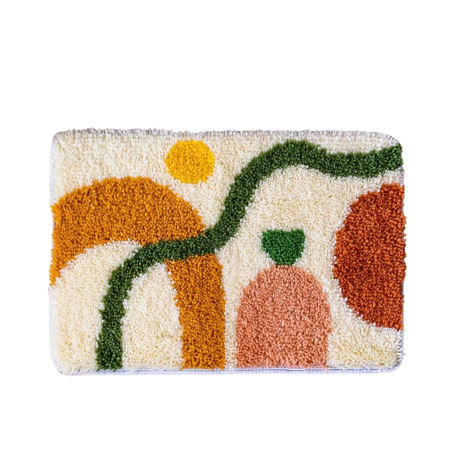 Craft Club Abstract Earth kit covor 60x40 cm pamantiu