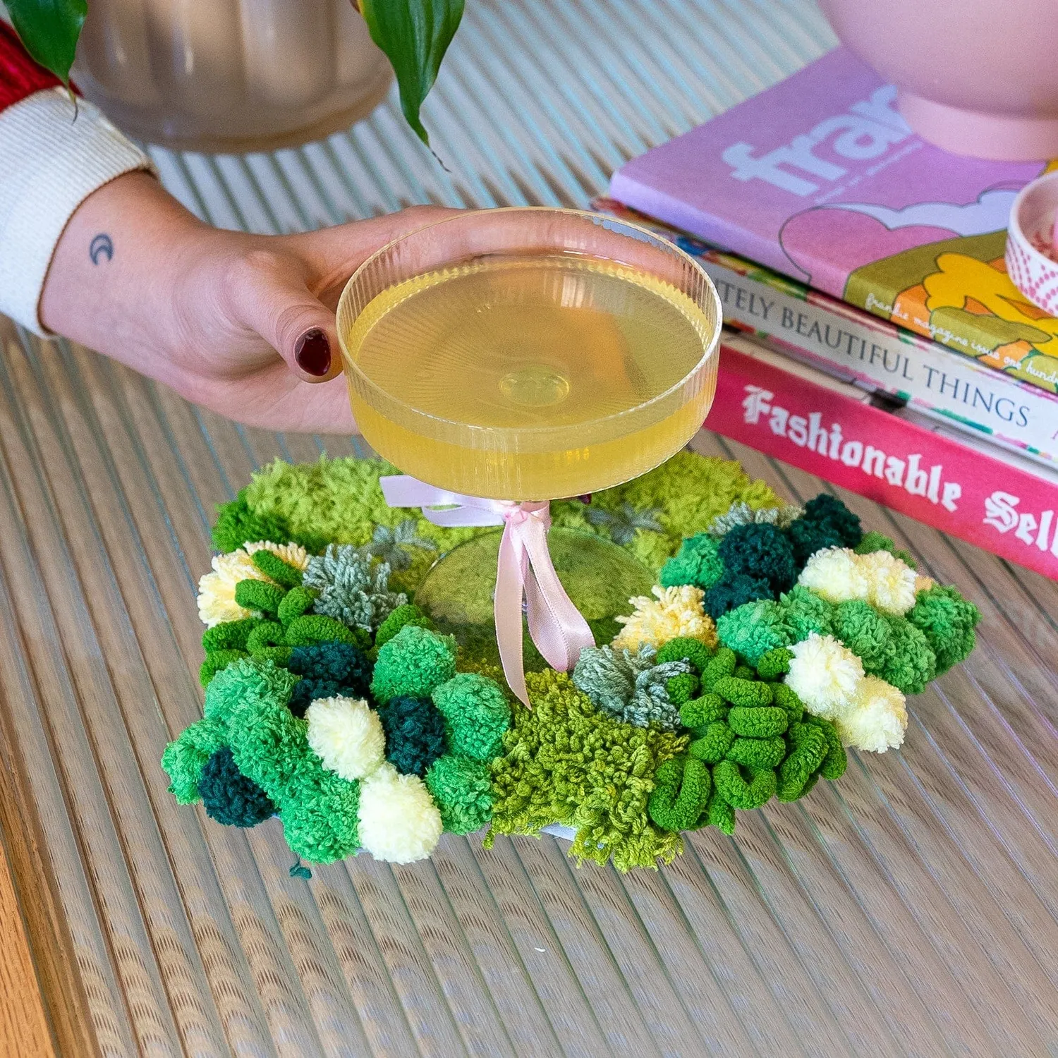 Craft Club Gorgeous Greens set 3 coastere muschi
