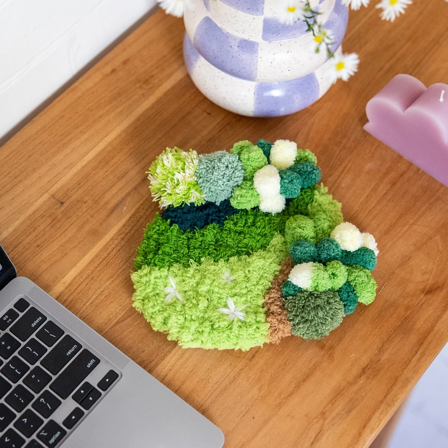 Craft Club Grassy Garden kit coaster muschi 20x17cm