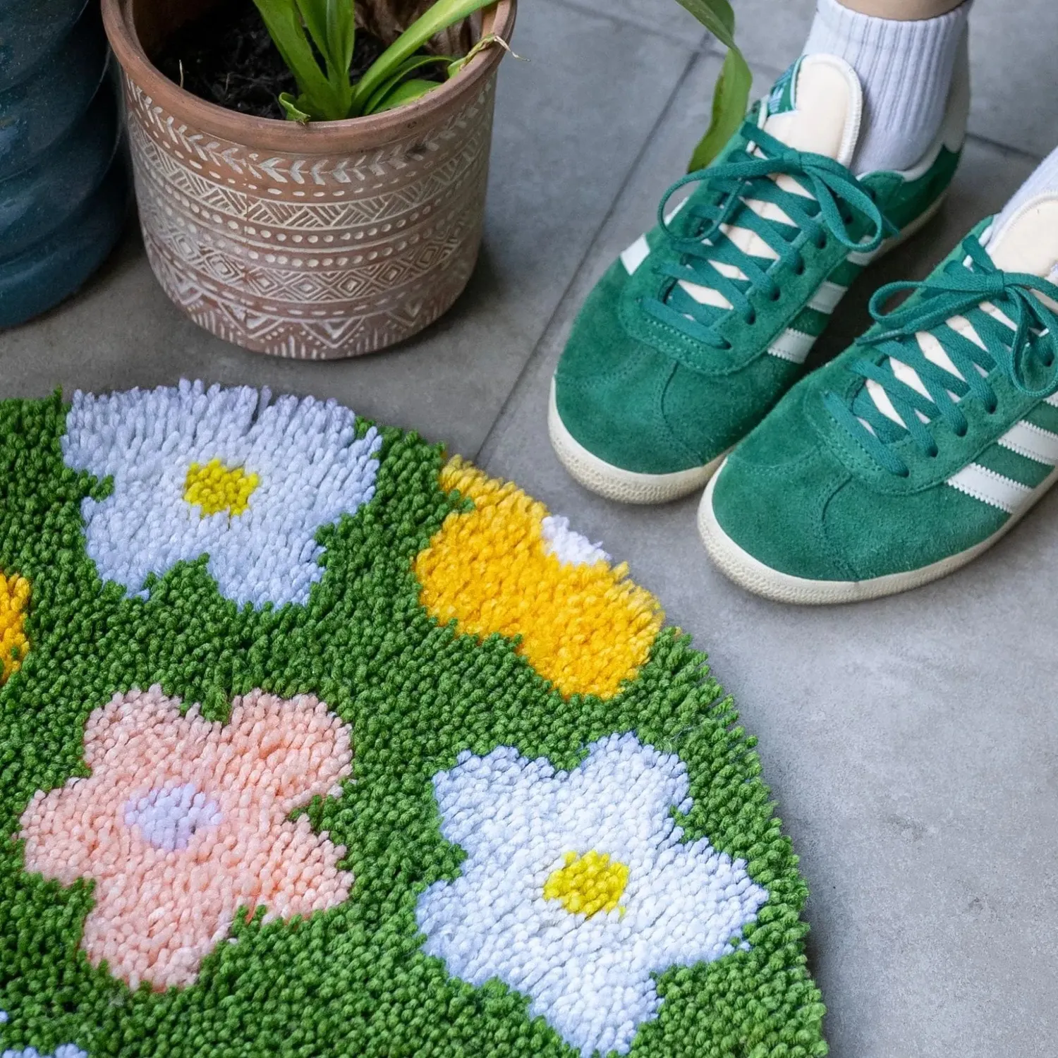 Craft Club Flower Bomb kit covor 48x48